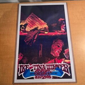 Ike and Tina Turner Concert Poster October 1970 Winterland Ballroom in San Fran